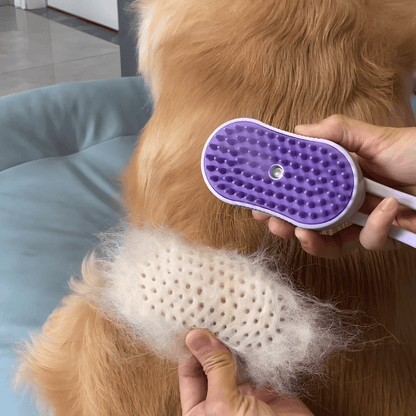 Steamy Pet Brush 4-in-1