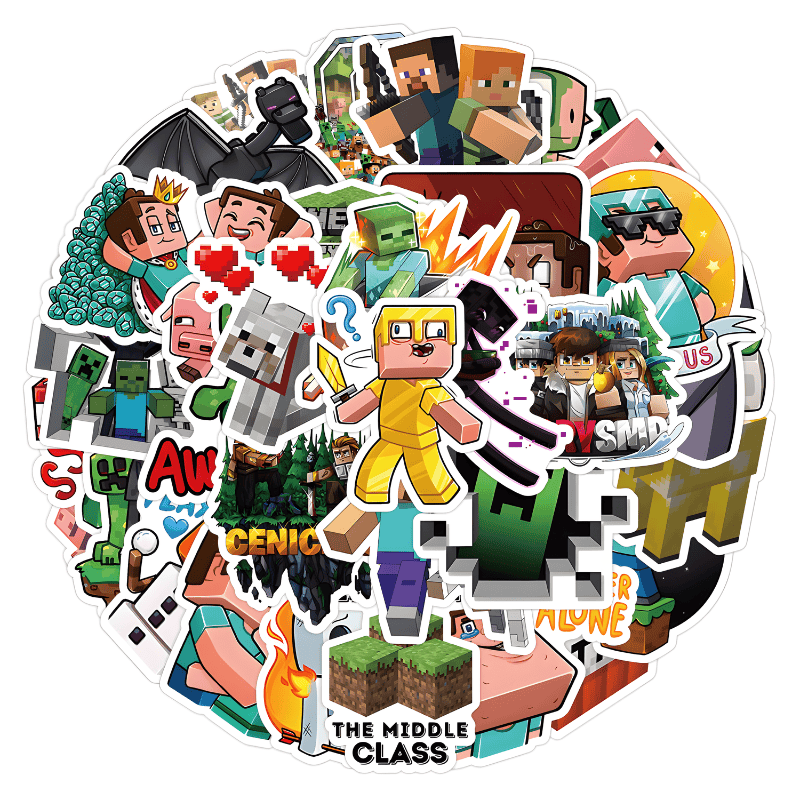 100 Unique Minecraft Stickers